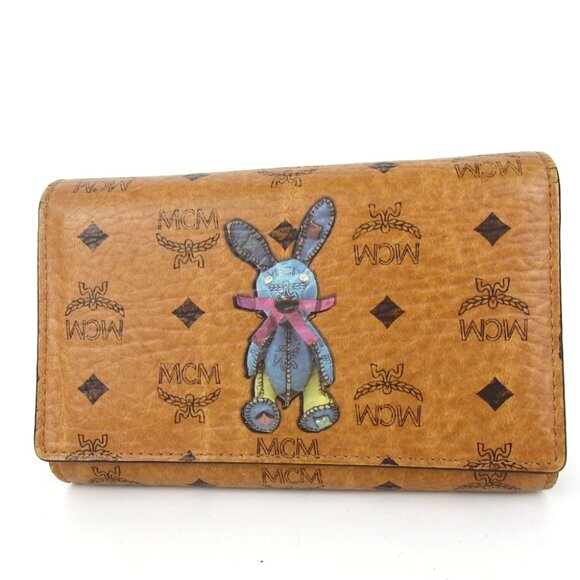 MCM Handbags - Authentic MCM Rabbit Tri-fold wallet leather [Used]